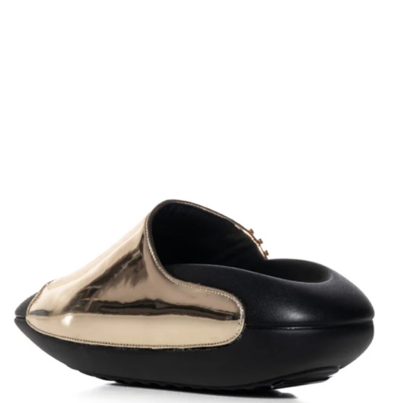 AZALEA WANG BUGGY GOLD METALLIC EMBELLISHED SLIDE - Picture 4 of 4